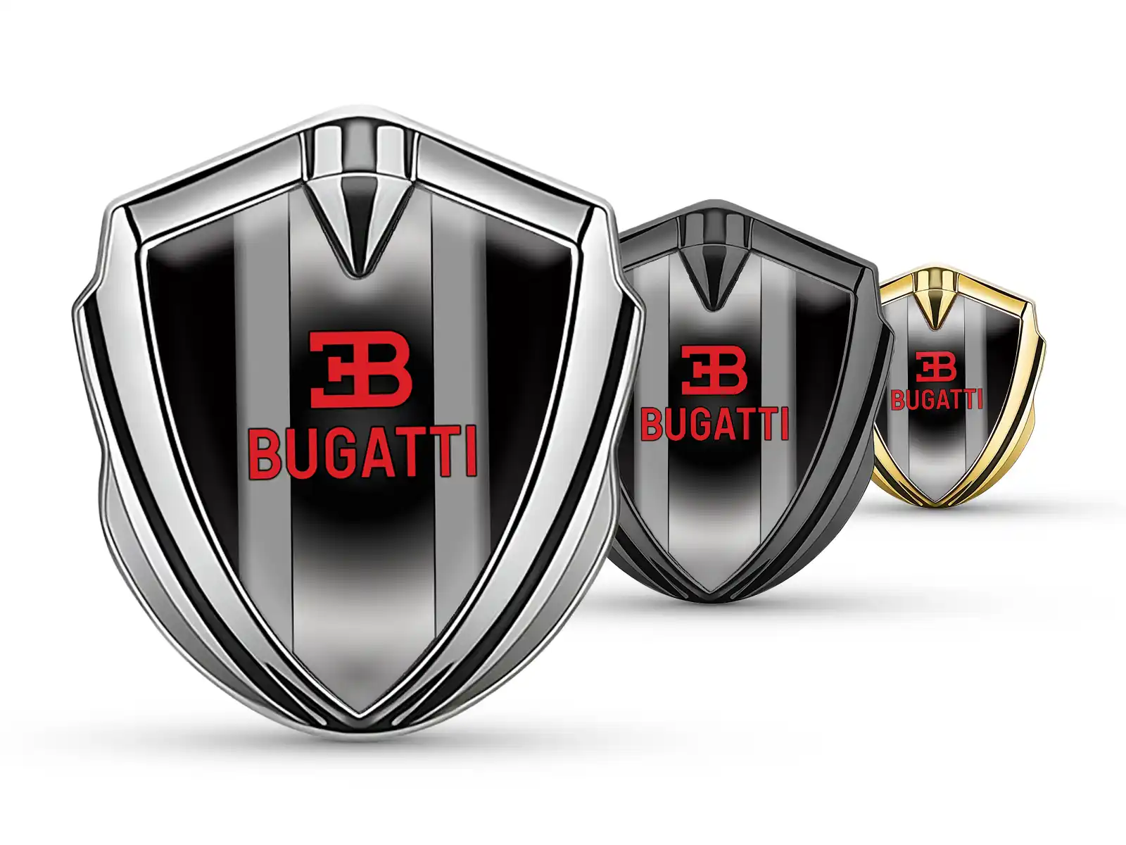Bugatti Badge Logo Auto Stile Tuning Splendente Logo